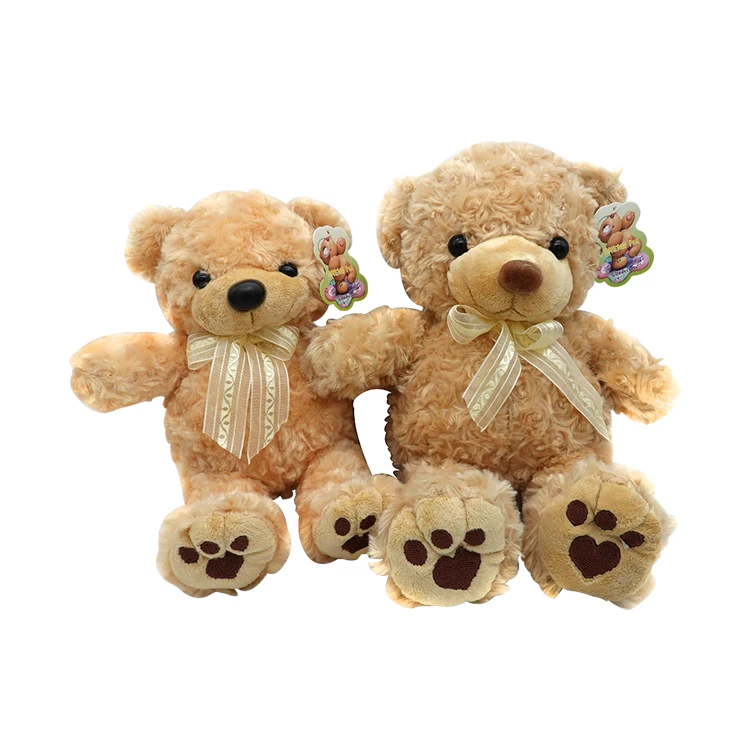 Customized sizes cute soft cotton plush teddy bear toys