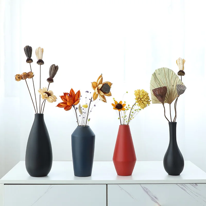 

Amazon hot sale factory new design home decor nordic ceramic modern Tabletop vase