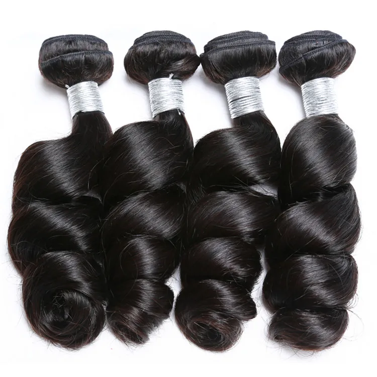 

best selling indian cuticle aligned raw human hair loose wave weave for wholesale