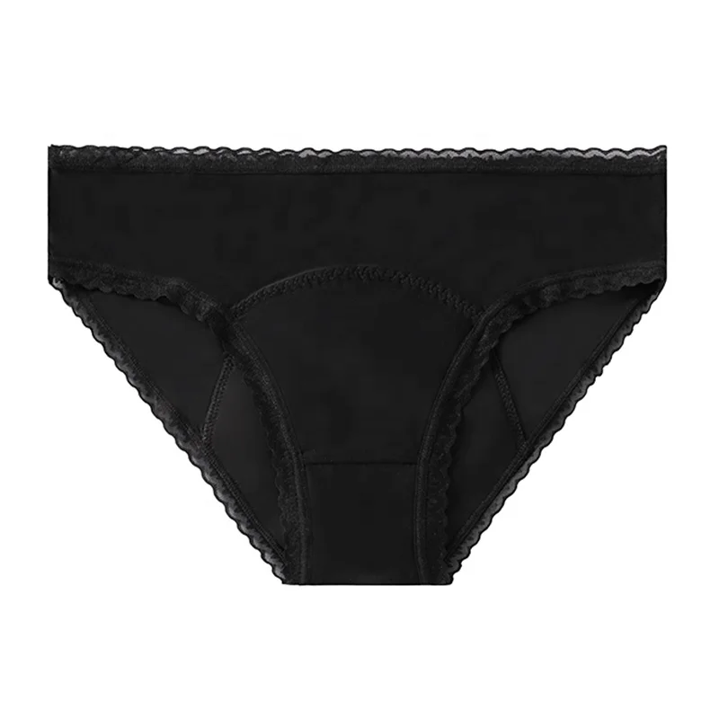 

Hipster 4 layers cotton menstrual underwear breathable period panties