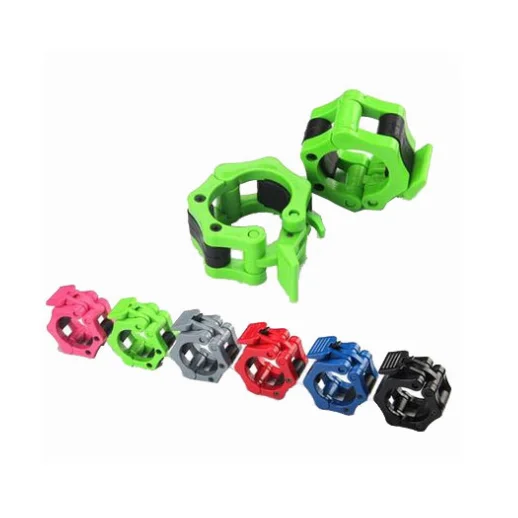 

High quality weight lifting bar buckle lock clips plastic barbell clips