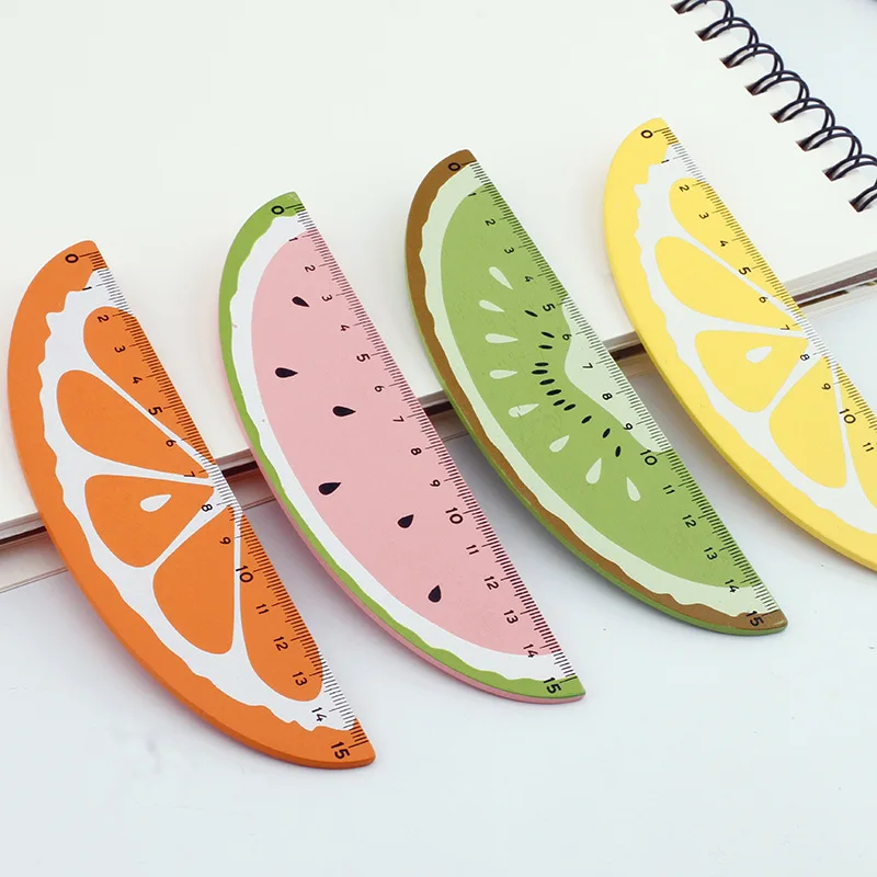 
New Arrival Cute cartoon Fruit wooden Magic Ruler toy For Student  (62262209423)