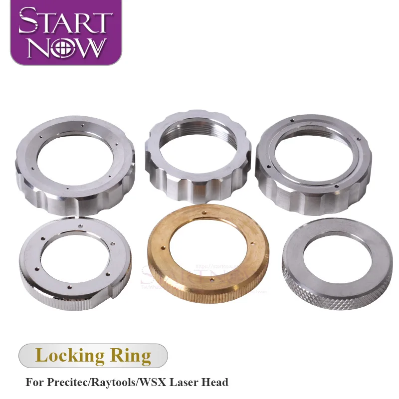 

Startnow Laser Locking Ring Fasten Nut for Precitec Raytools BT240S BM109 BM111 WSX Fiber Laser Head Ceramic Laser Machine Parts