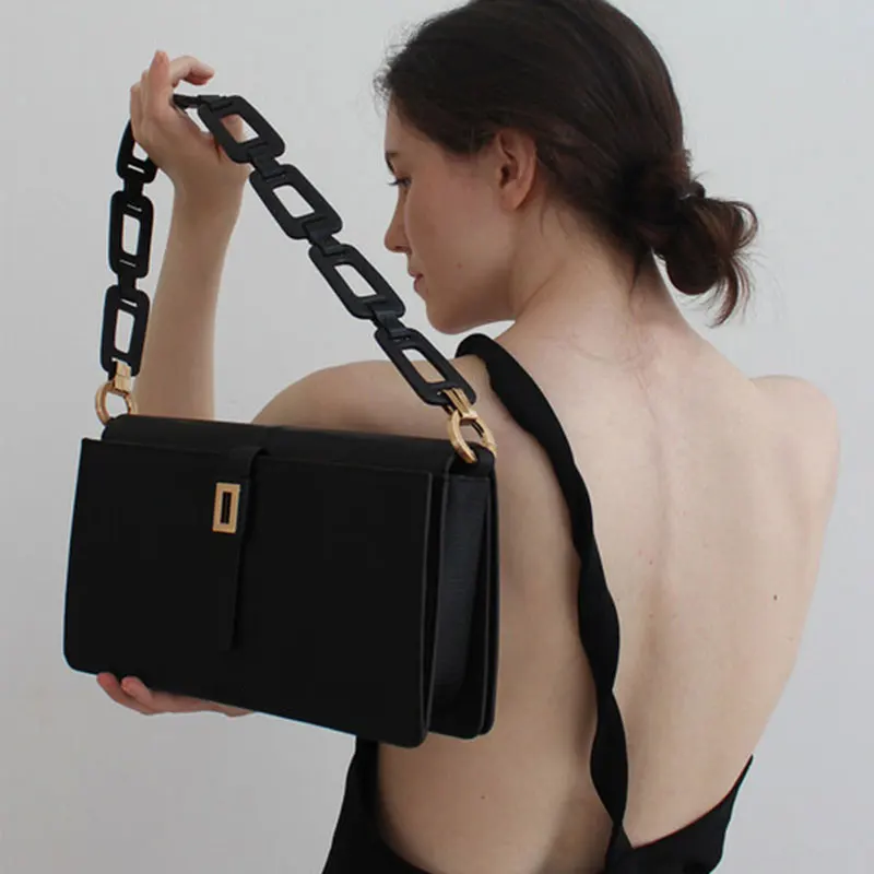 

Wholesale Chic Design Ladies Rectangular Handbag PU Loop Strap Shoulder Bag Women Hand Bags, Customizable