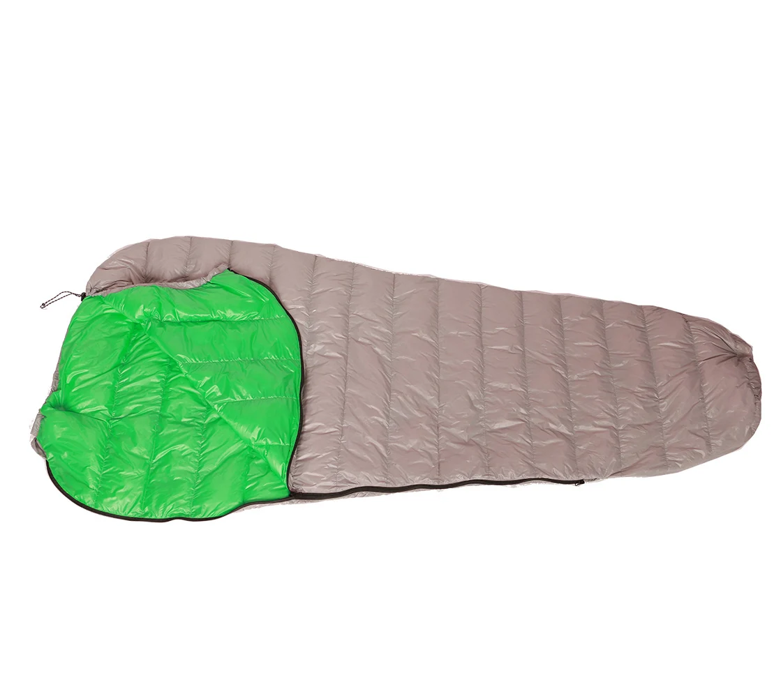 

hiking outdoor warm weather nylon 400t 150g goose down sleeping bag sleeping bag camping, Customized color,rts is random color