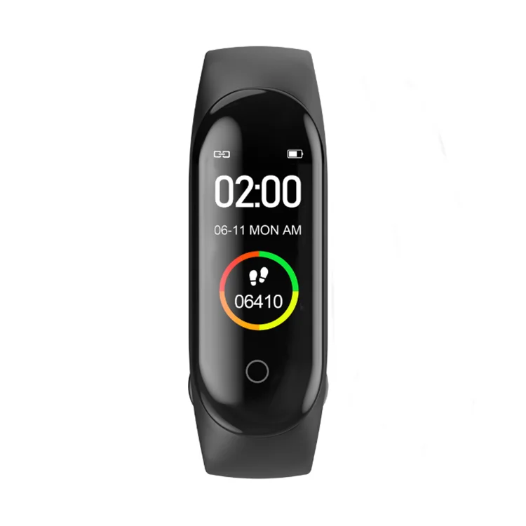

2019 new m4 smart bracelet waterproof watch wireless watch pedometer call reminder sports bracelet Heart rate monitoring watch