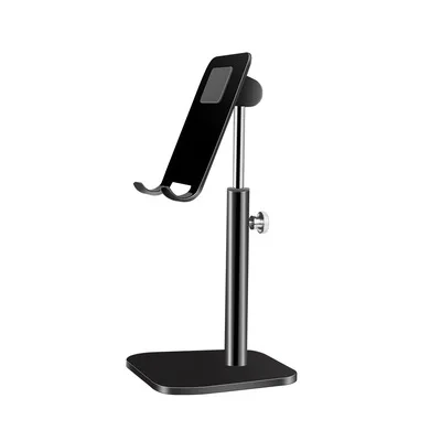 

aluminum alloy Mobile phone stand Desk Stand Holder portable Mobile Phone Bracket lazy phone holder, Black/white