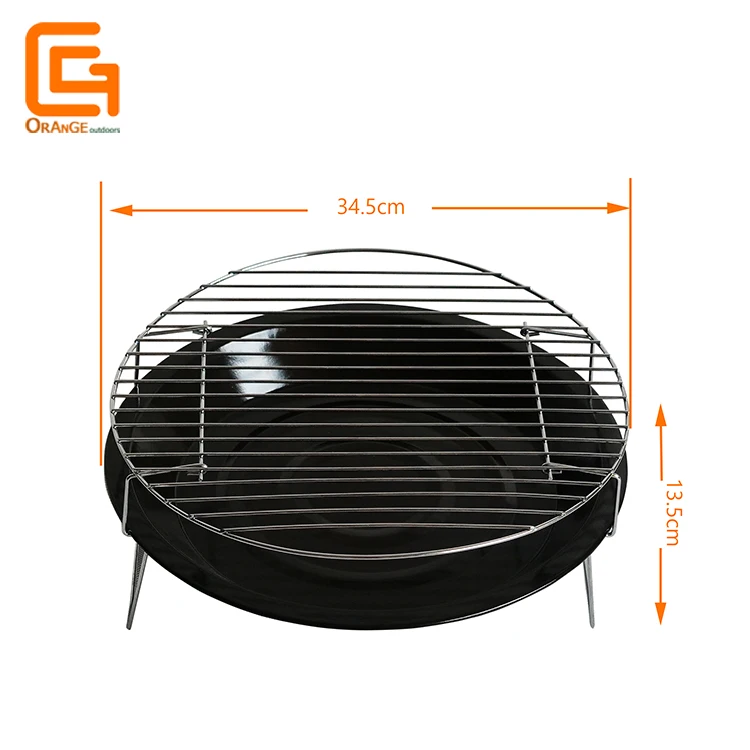 Table Top Simple Grill 14" for BBQ and Outdoor Cooking