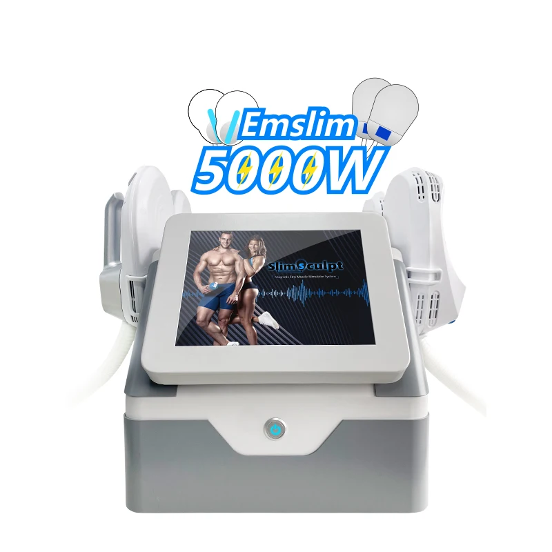 

2022 Hottest 5000w 13Tesla 4 Handles Rf Portable Non-invasive EMslim Muscle Stimulate Machine