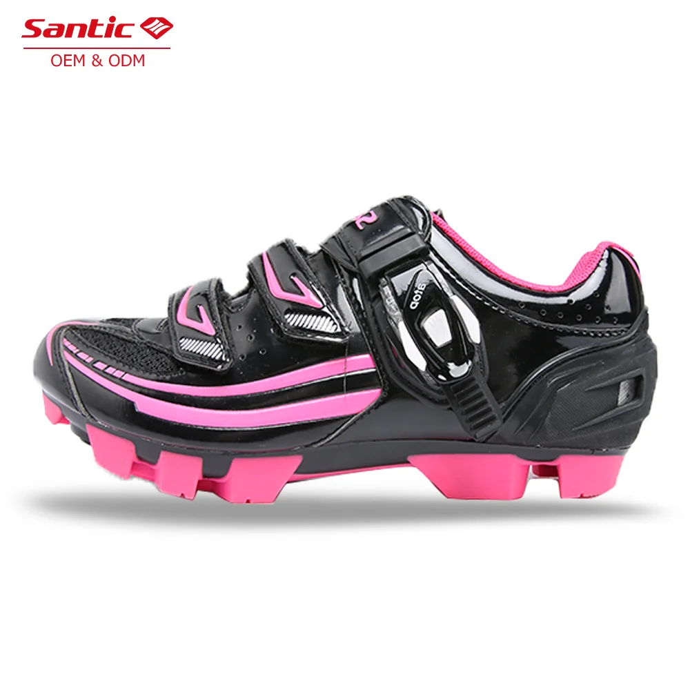 
OEM fashion MTB cycling shoes Compatible with SPD pedals 