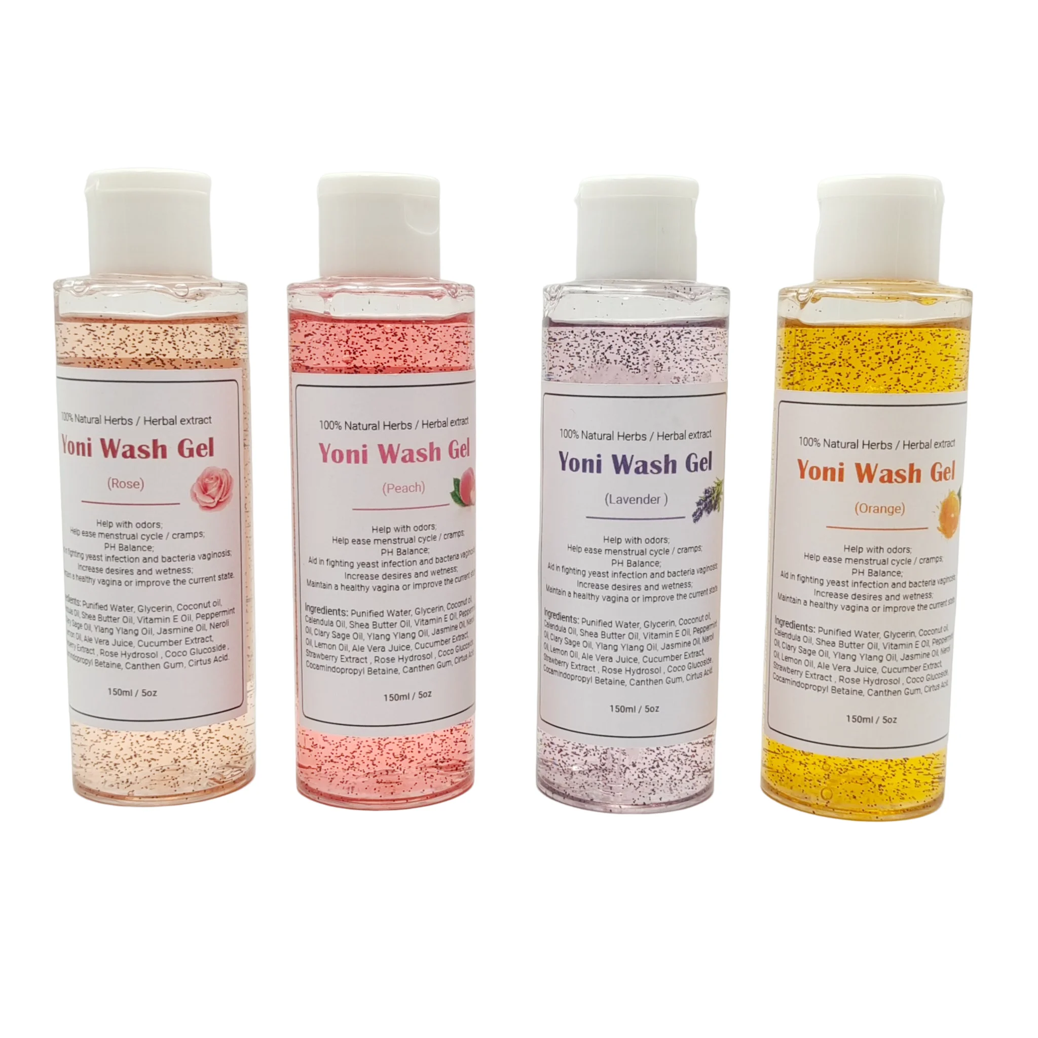 

100% Natural Organic Feminine Wash Intimate Vaginal Wash For Feminine Hygiene Cleanse Yoni Wash Gel