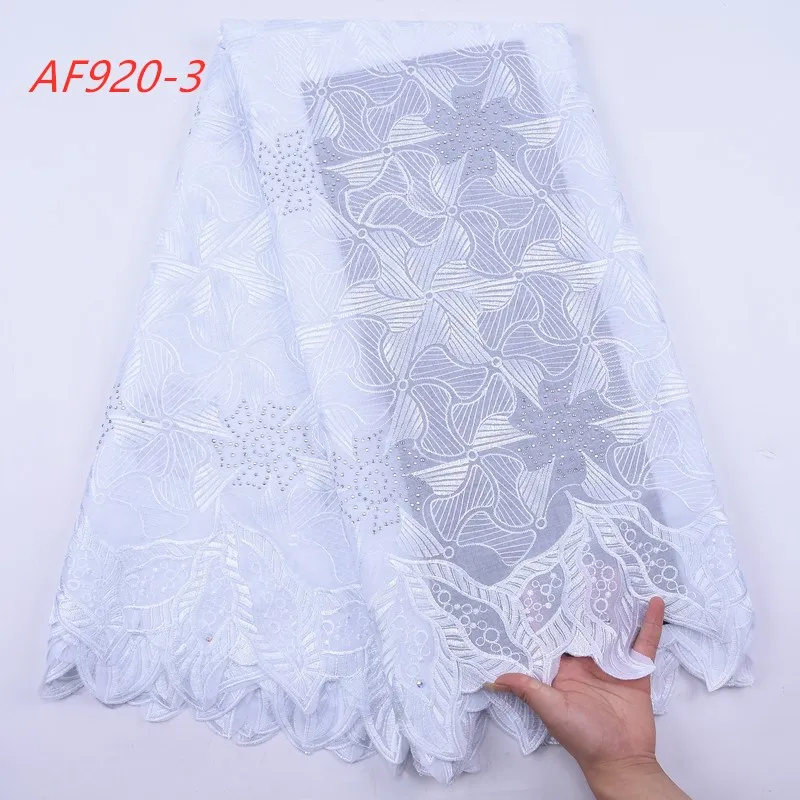 

2054 Free Shipping White Cotton Lace Fabric Material For Sale African Lace Materials