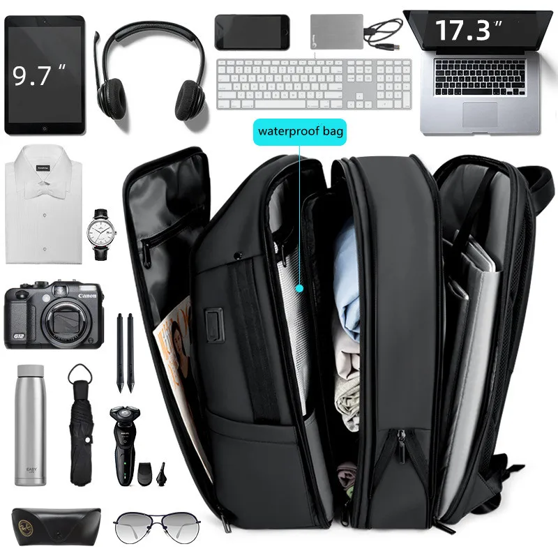 

Whoslesale Multifunction Smart Backpack With USB Charging Port Mens Business Backpacks Laptop Backpack Travel Bag