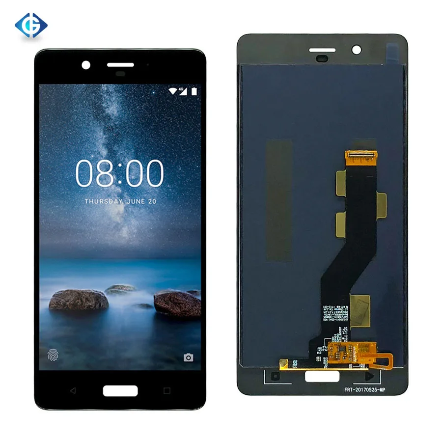 

Factory Price for Nokia 8 LCD Touch Digitizer Assembly for Nokia 8 Display LCD Screen, Black for nokia 8 lcd