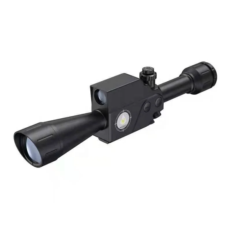 

New arrived optical HYF 4x42 double reticles laser ranglefinder hunting scope spotting riflescope sight