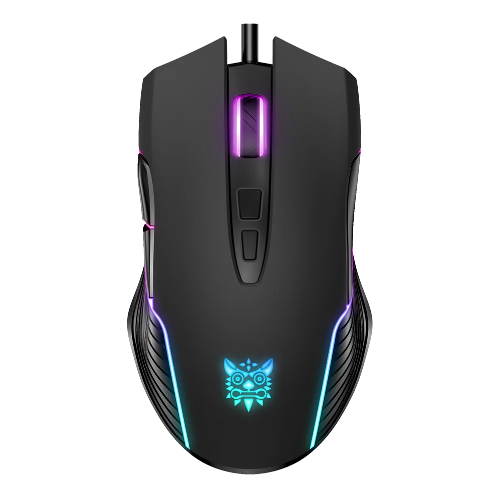 

Onikuma CW905 Black Adjustable DPI Wired Computer Ergonomic Mouse Gamer RGB