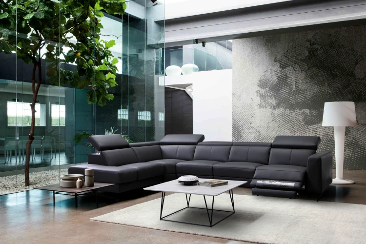 Corner Function Modern Sofa Living Room Sofas Recliner Electric Adjustment Theater Furniture  Sets Leather Sofa Bed L Shape