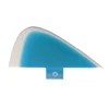 blue with white two color one tab small size fin surfboard fiberglass surf fins