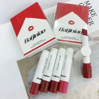 

New arrival 2020 waterproof cigarette case lipstick set matte caja de cigarrillos pintalabios