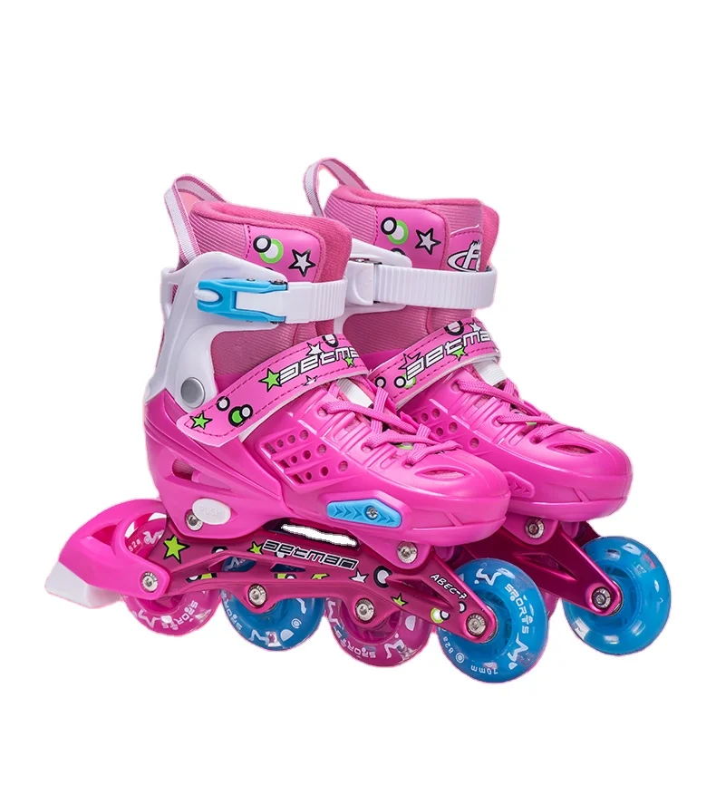 

EACH Ready to Ship Flashing Roller Skating Shoe Soy Luna 4 Wheels Inline Adjustable Roller Skates to Buy for Kids