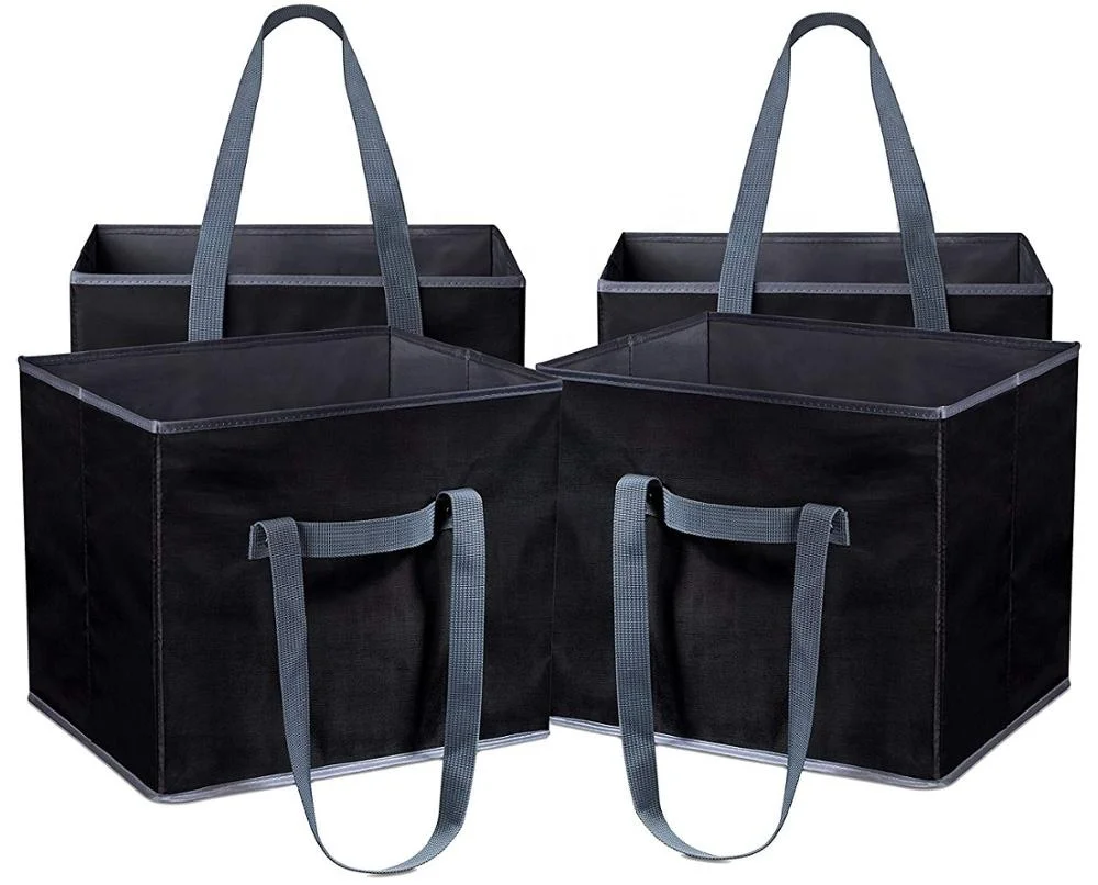 

Durable Collapsible Grocery Shopping Tote Box Bags, Customized color