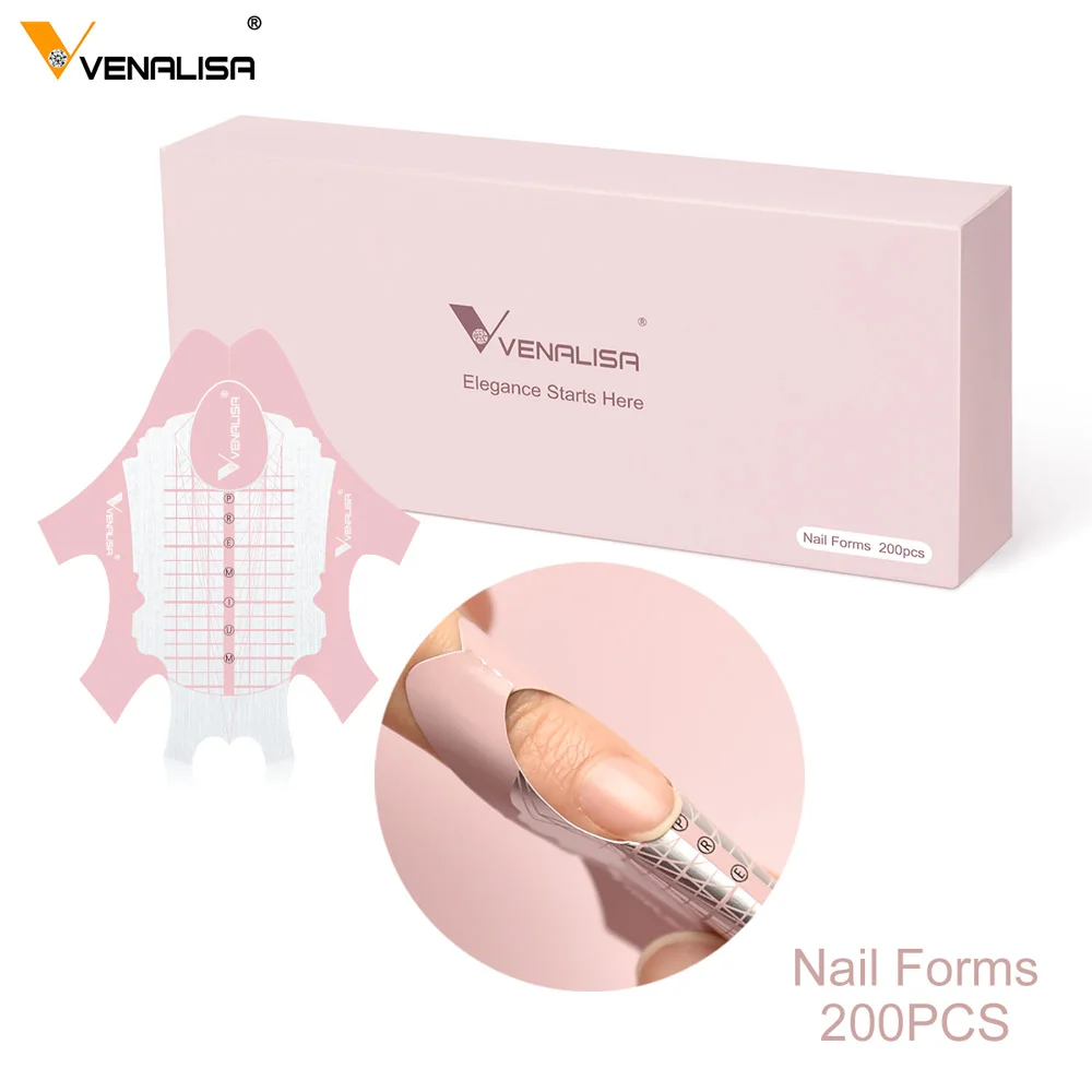 

Venalisa 200pcs/box Nail Art Nail Forms To Extend Nail