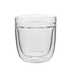 Customizable set of 6 70 ml pudding cup glass coffee mug