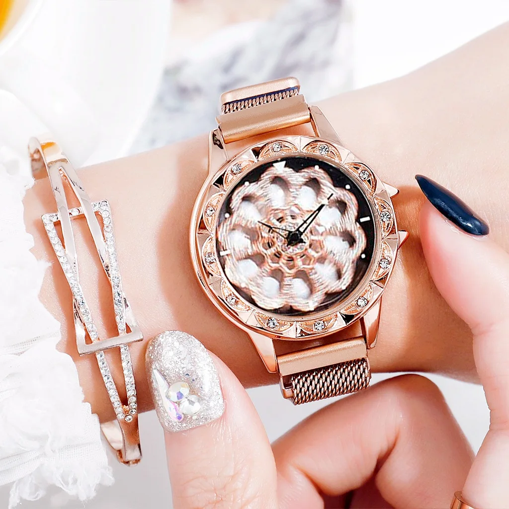 

Yishi Fashion Magnet Buckle Quartz Watch Wholesale Simple Temperament Ladies Watch woman