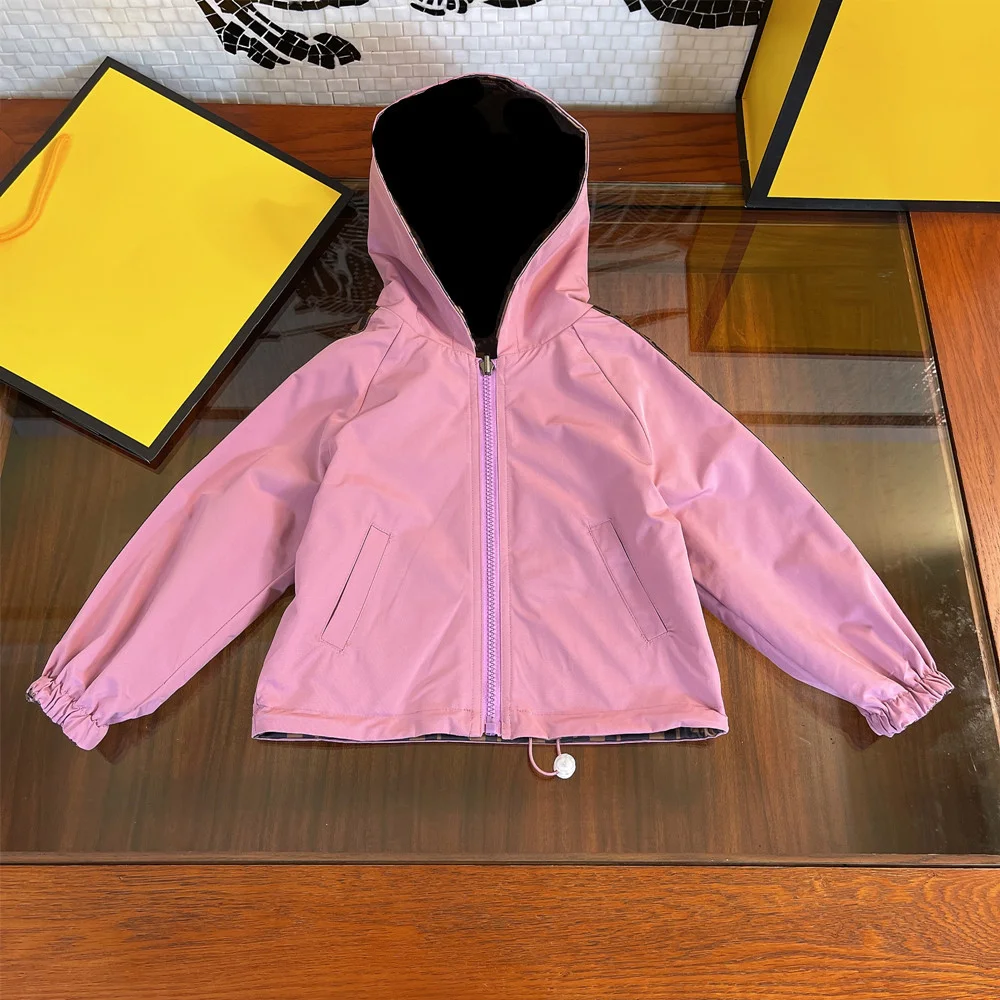 

Designer double-sided jackets for boys and girls, Khaki