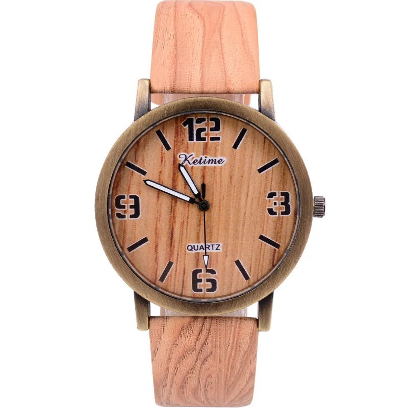 

Custom private label simple imitation wooden watches ebony watch wood, As pic