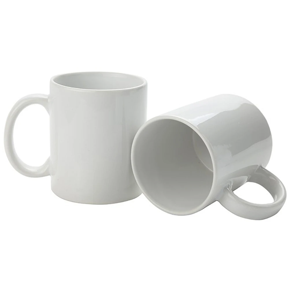 

Popular Top Grade Ceramics Porcelain White Blank Cups Mug For Sublimation, White, or customized color