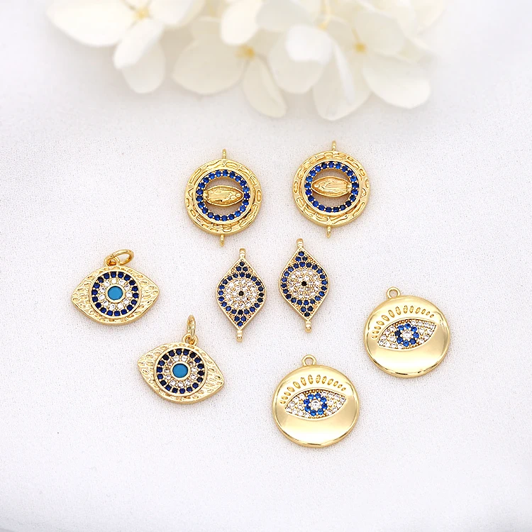 

Bulk Eye Designer Bracelet Charms for Jewelry Making