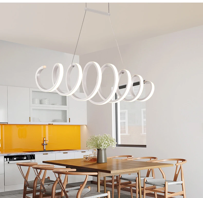 Hot post-modern led chandelier minimalist living room Nordic dining room decoration design lamp chandelier