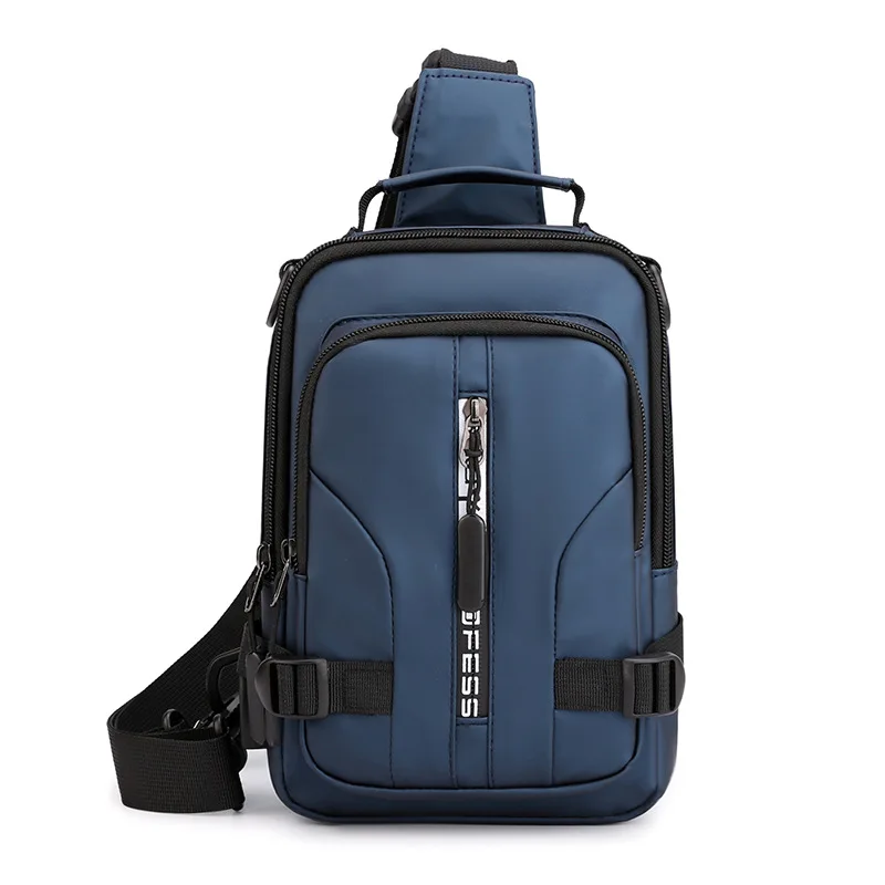 

Men's fashionable nylon crossbody bag Multifunctional men's shoulder bag Large commercial bag, 3 colors