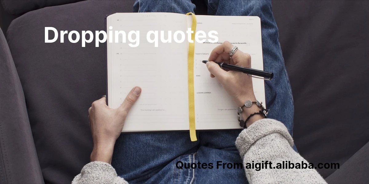 dropping quotes
