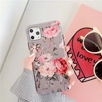 

Hot Sell IMD Shockproof TPU Rose Flower Phone Case For iPhone 11 Pro MAX