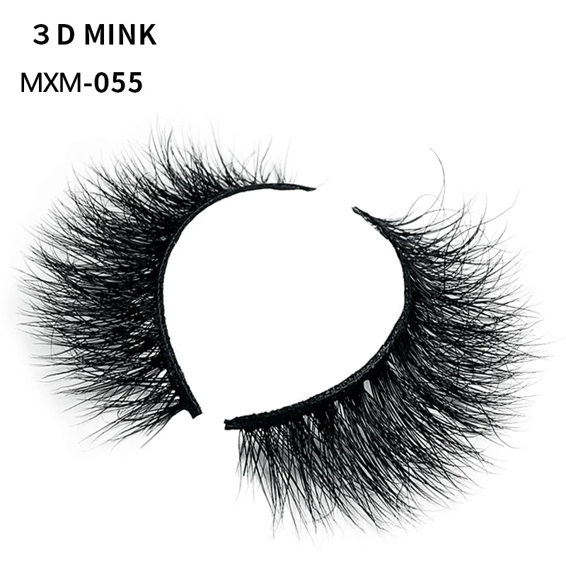 

Bulk Oem 100% Mink Eyelashes Cluster Mink 3D Custom Made Eyelashes Box Packing, Natural black