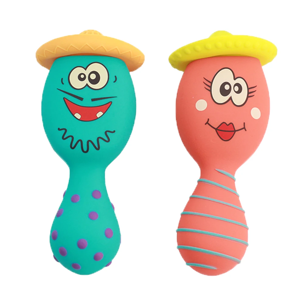 
Huiye Child Shake Fun Toy Hand Baby Rattle Electric Rattle And Shake Musical Toy Rattle For Kids 2PCS/SET 