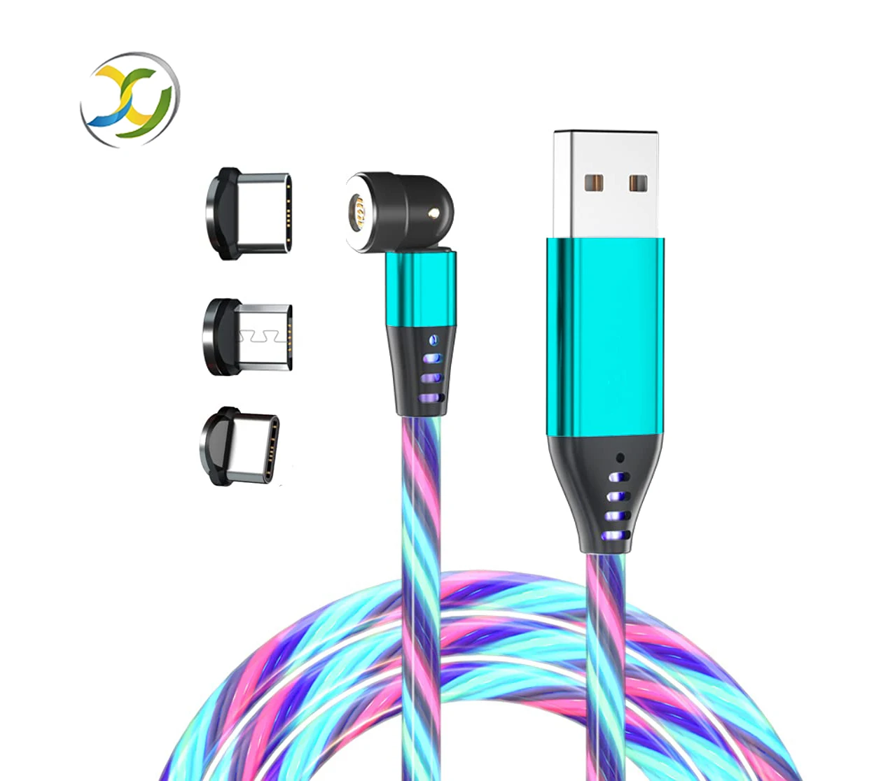 

Usb Phone Charger Cable 3in1 2022 New OEM Magnetic 3 In 1 Fast Charging Data Cable
