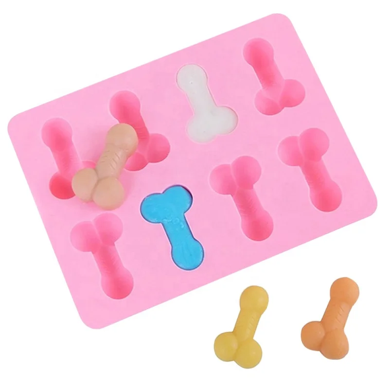 

Cake Mold Dick Ice Cube Tray Silicone Mold Soap Candle Moulds Sugar Craft Tools Bakeware Chocolate Moulds