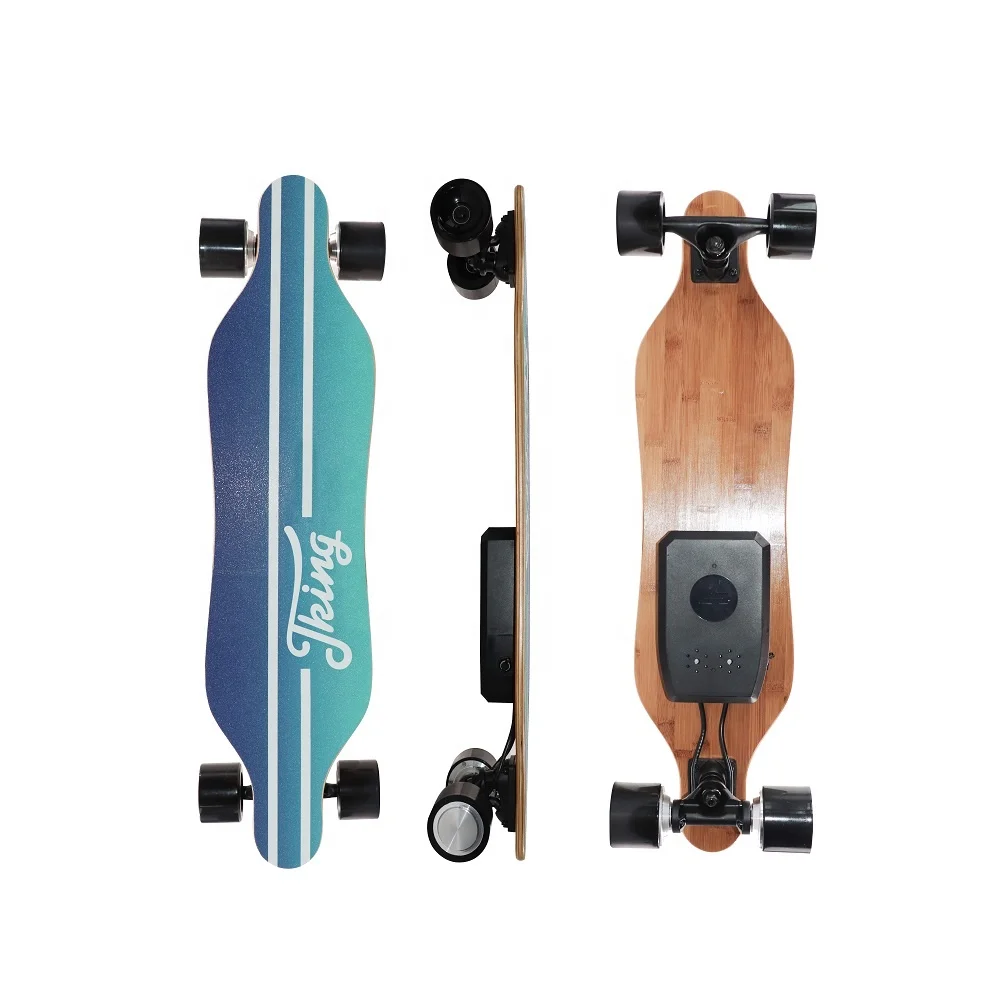 Source factory wholesale H2A mini electic longboard 820mm 7ply maple deck electrick skateboard 350w*2 electric skateboards