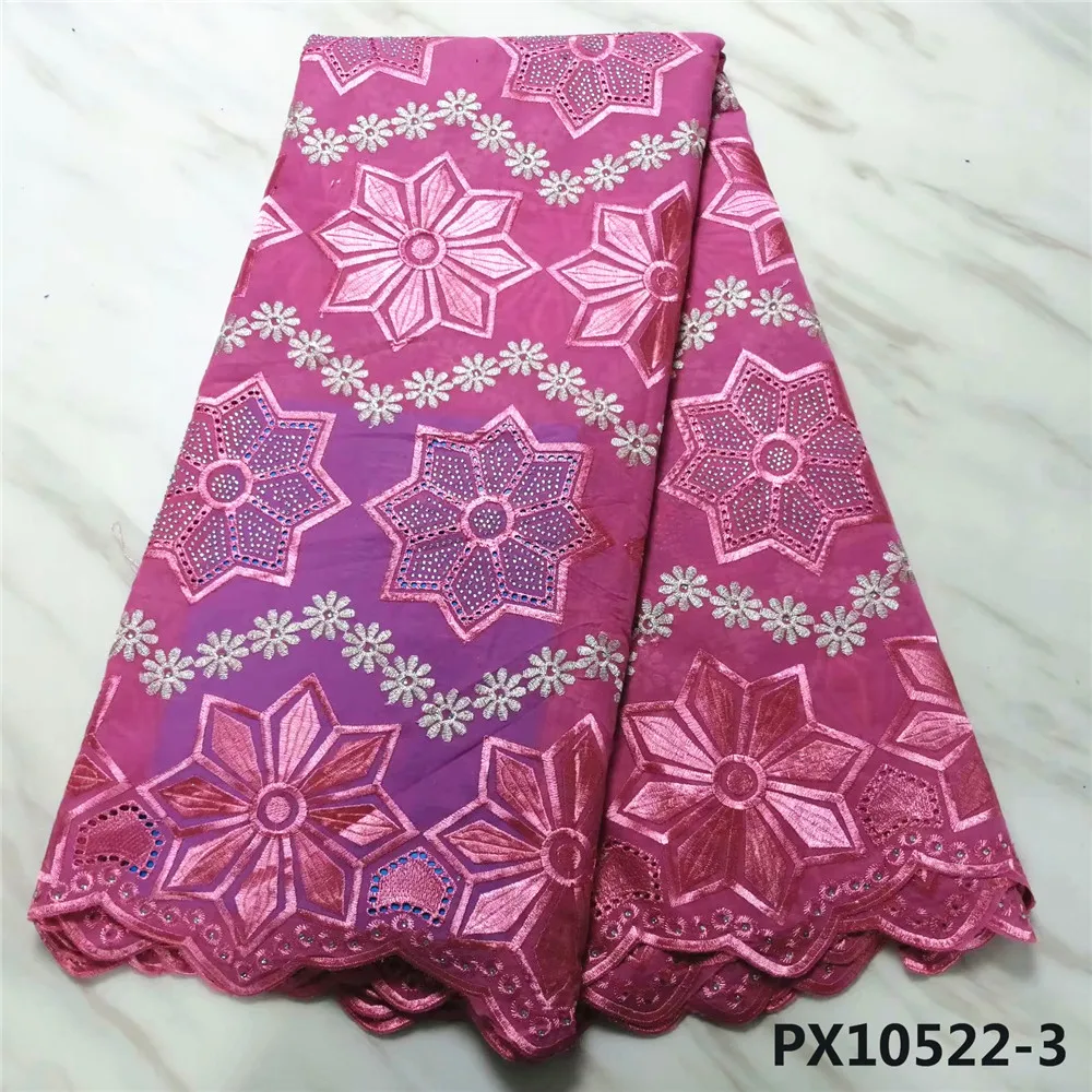 

High quality Swiss voile lace fabric 5 yards for lady