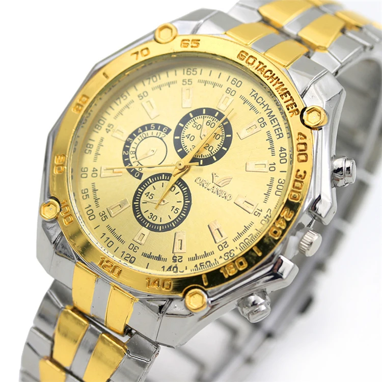 

Hot Sale ORLANDO 030 Luxury Men Watches Stainless Steel Quartz Watches