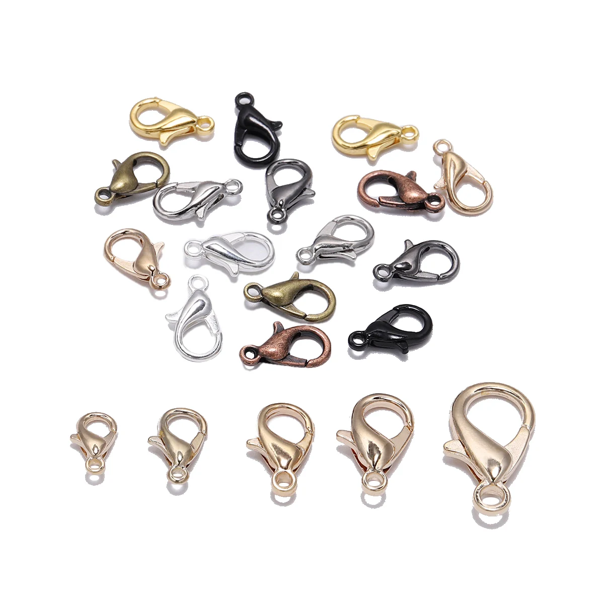 

Jewelry Findings Bracelets Necklace Connector Copper Lobster Clasps For Jewelry Making