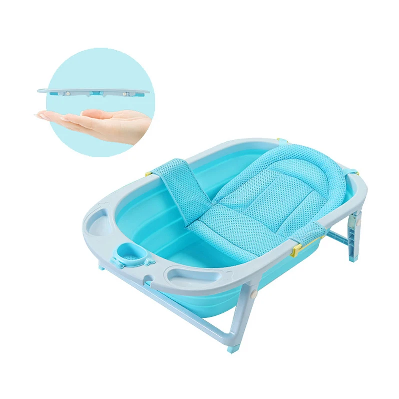 

Online Shopping Newborn Baby Bath Basin, Babies Bathing Products Collapsible Kid Bathing Bed/