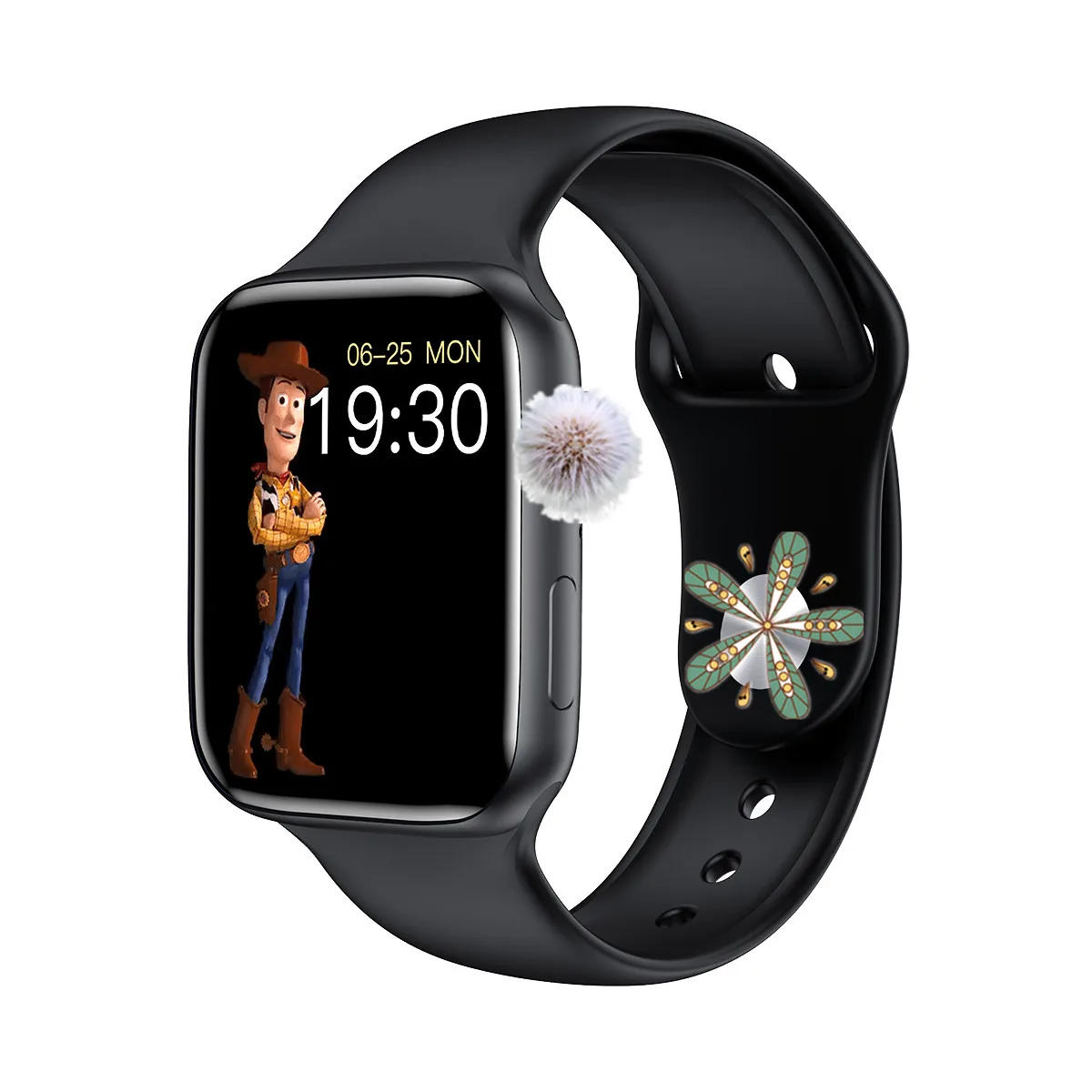 

2021 Latest HW22 plus Smart Phone Watch Series 6 1.75 Inch Full Touch Routing Button BT Call Custom Dial IOS Smartwatch HW22plus