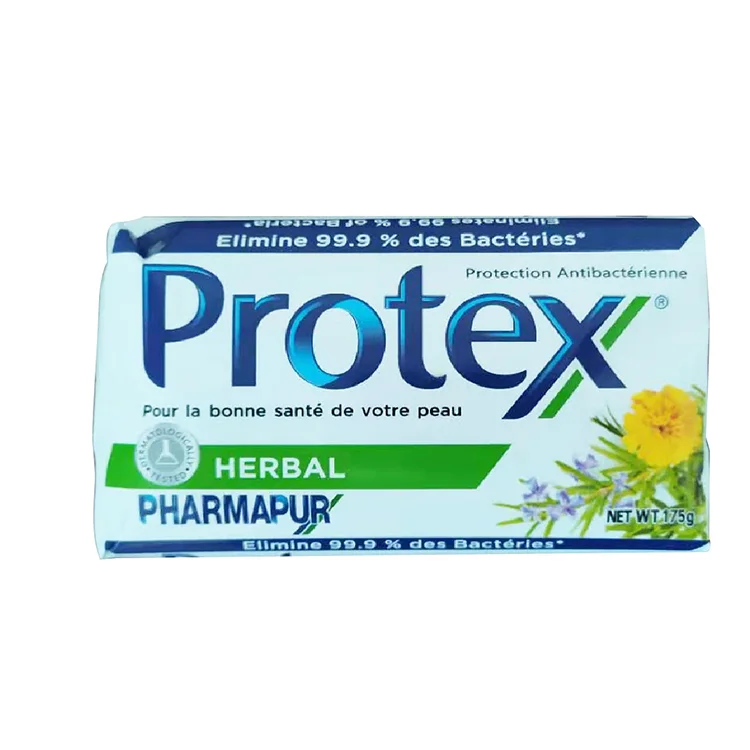 

Factory hot sale skin care face and body oval shaped green bar soap brand Protex