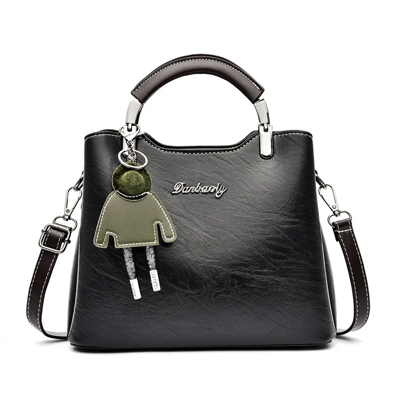 

Autumn new single shoulder women's bag PU leather European and American fashion leisure women's handbag trendy woman handbag, Customizable