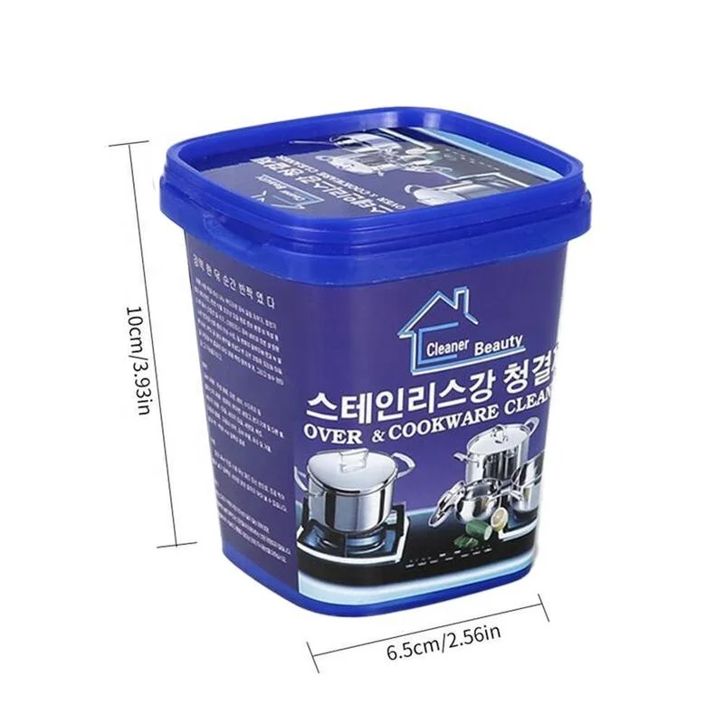 

Dirt Pot Stainless Steel Cookware Polishing 500g Stainless Steel Cleaning Cream, Customized