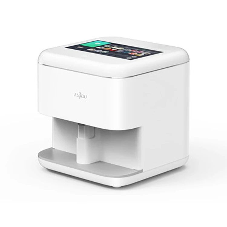 

2021 New Nail Equipment Customized Nail Printer 3D Digital Art Autumn Christmas Nail Products, White